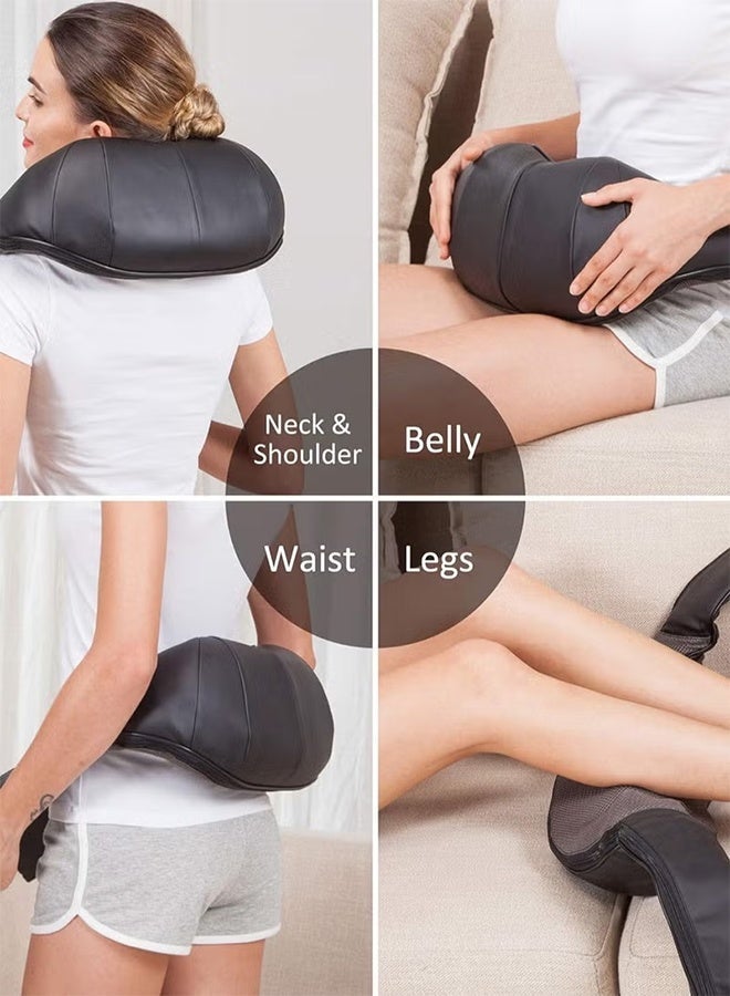 "تاقومارت جهاز تدليك الرقبة مع خاصية التسخين، جهاز تدليك شياتسو للرقبة والظهر والكتفين والقدمين والساقين، تدليك ثلاثي الأبعاد للأنسجة العميقة يساعد على استرخاء العضلات في المنزل والسيارة، هدية مريحة للنساء والرجال - Image 5